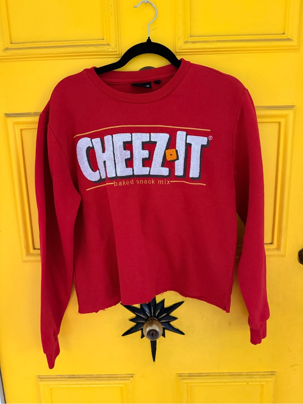 Cheez It Red Logo Crewneck Sweaterq